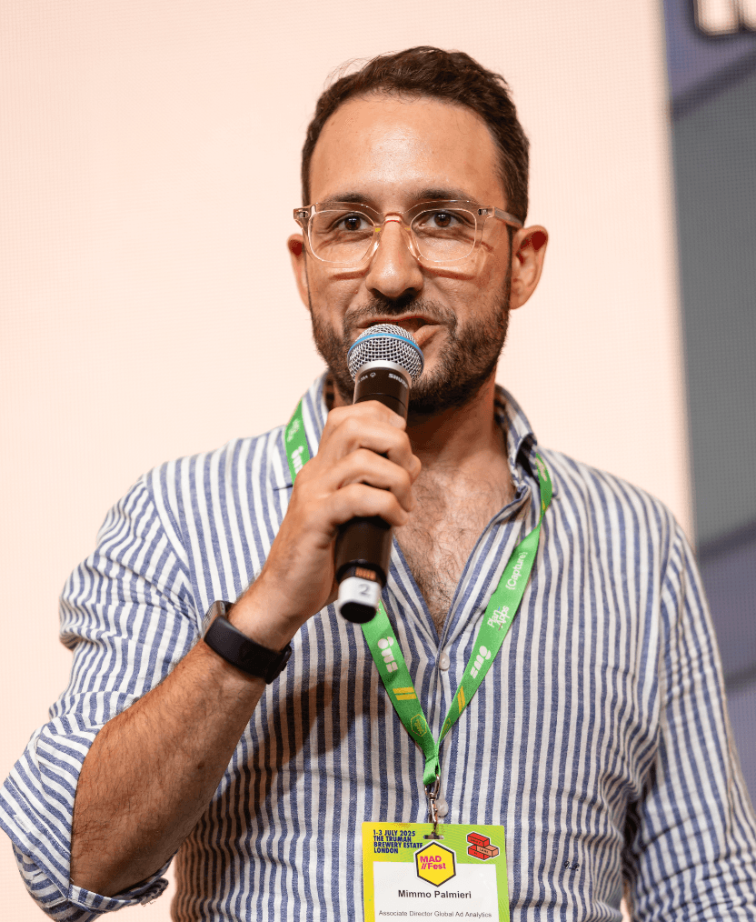 Mimmo Palmieri speaking at an industry event